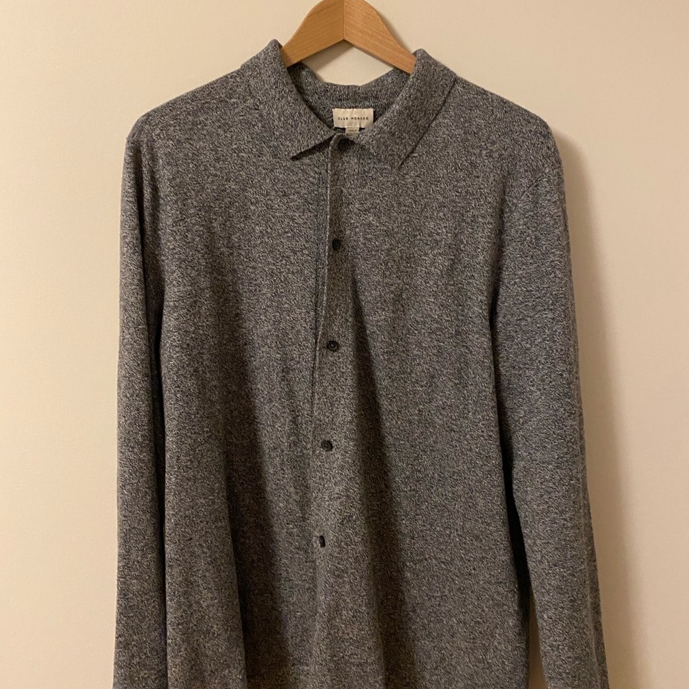 Club Monoco Knit button-down | Men’s M